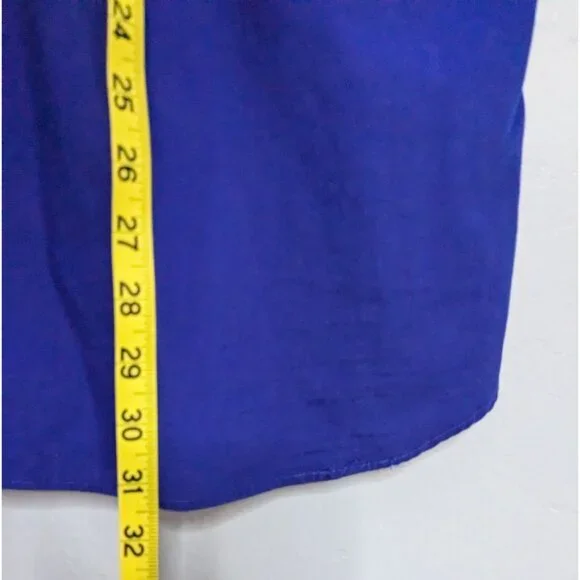 Affinity Apparel Blue Short-Sleeve Shirt Sz 22 Mens Polyester Cotton Greyhound - Picture 13 of 15